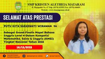 Kompetisi Matematika, Sains & Inggris (KMSI) Tingkat Nasional Tahun 2022