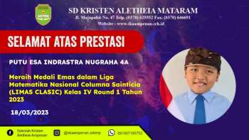 Liga Matematika Nasional Columna Sainticia (LIMAS CLASIC) Kelas IV Round 1 Tahun 2023
